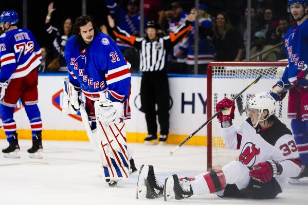 Rangers slip past Devils with 3 1 victory AP News